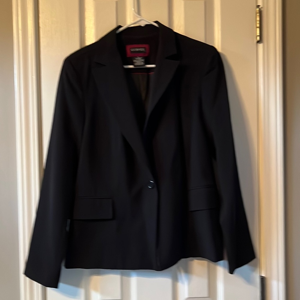 Black lined blazer by George
